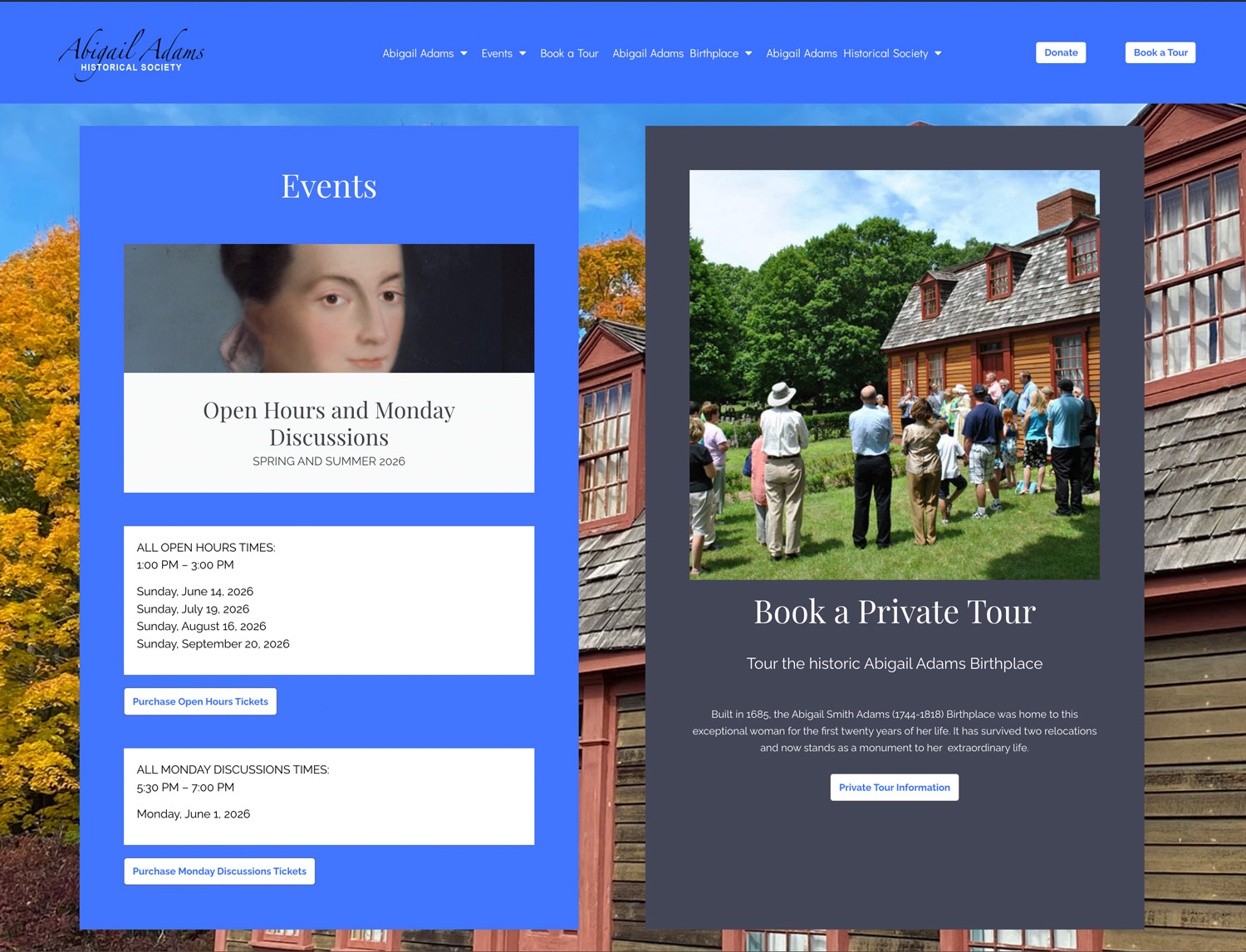Abigail Adams Website